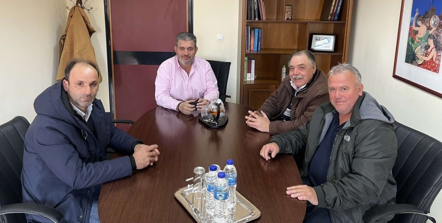 Επιμελητήριο Πιερίας: Συνάντηση του Προέδρου του Επιμελητηρίου Πιερίας με τον Αγροτικό Συνεταιρισμό ΠΕΣΚΟ Καρίτσας