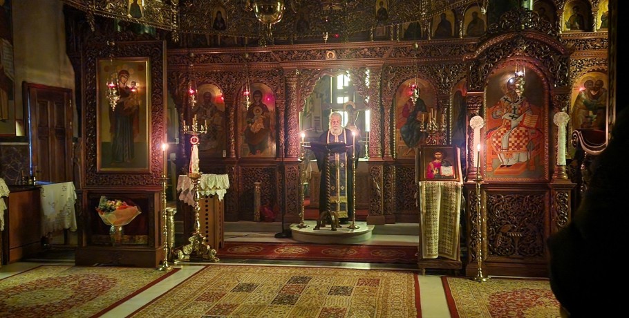 Ι.Μ Αγίου Ιλαρίωνος Προμάχων...με κατάνυξη το Μέγα Απόδειπνο