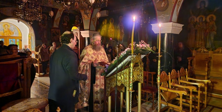 Οι Α’ Χαιρετισμοί στην Παναγία στο Νεοχώρι Αλμωπίας