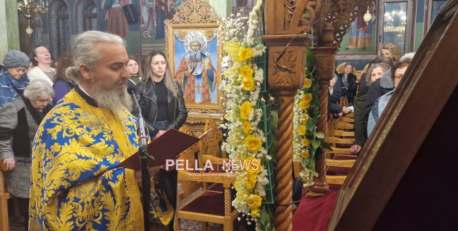Η Β' Στάση των Χαιρετισμών στον Ιερό Ναό Αγίου Νικάνδρου Αριδαίας