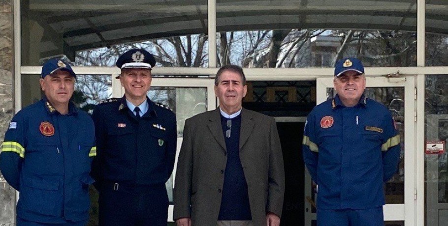 Αντιπεριφερειάρχης Πέλλας Δάνης Τζαμτζής: «Είμαστε στο πλευρό Πυροσβεστικής και Αστυνομίας για τη μεγιστοποίηση της επιχειρησιακής τους ετοιμότητας»