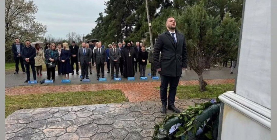 Ο Σάκης Αδαμάκης στο Ελευθεροχώρι: Τιμή στο Ολοκαύτωμα του 1944