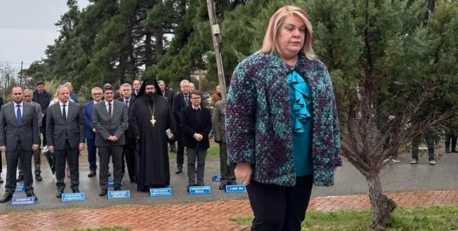 Τζένη Δεντσίδου: Παρούσα στην Τελετή Μνήμης του Ολοκαυτώματος στο Ελευθεροχώρι