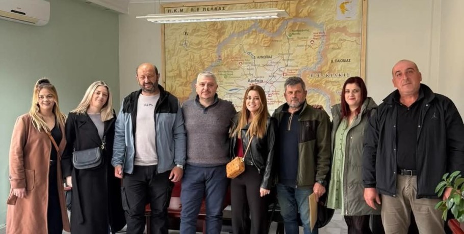 Συνάντηση του Δημάρχου Αλμωπίας με τον Σύλλογο του Αρχάγγελου