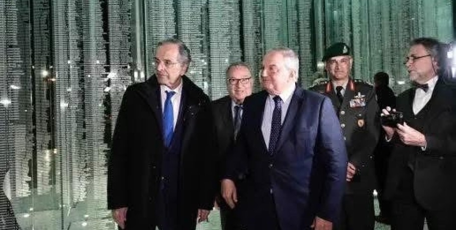 Ο Γιώργος Καρασμάνης στα Αποκαλυπτήρια της "Κιβωτού Εθνικής Μνήμης"