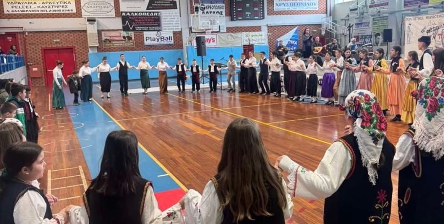Οι μικροί χορευτές του Συλλόγου Προμάχων «χόρεψαν για τη ζωή» στη Νέα Καλλικράτεια