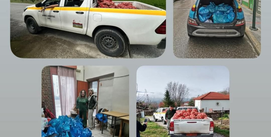 Διανομή Τροφίμων σε Οικογένειες του Δήμου Αλμωπίας ενόψει του Πάσχα