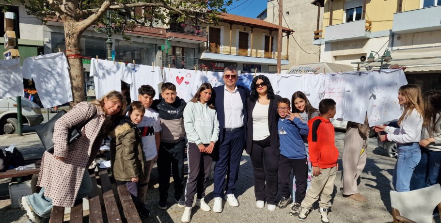 «Απλώνουμε Ευτυχία»: Μια πρωτότυπη δράση αλληλεγγύης από το 4ο Δημοτικό Σχολείο Αριδαίας