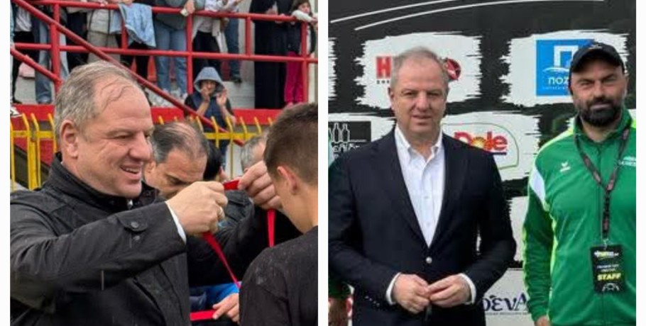 Παρουσία Διονύση Σταμενίτη σε σημαντικές αθλητικές εκδηλώσεις της Αλμωπίας