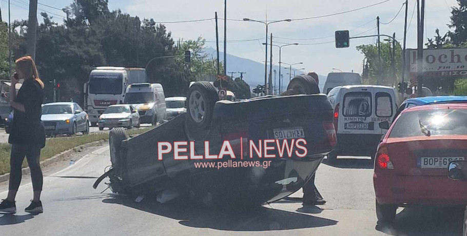 Σοβαρό τροχαίο στην Θεσσαλονίκη: Προσοχή στους οδηγούς