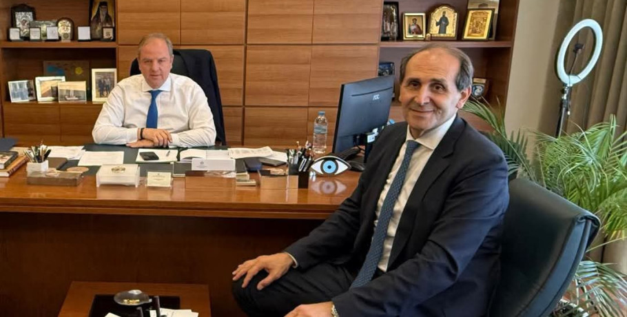 Συνάντηση Σταμενίτη – Βεσυρόπουλου: Στο επίκεντρο η άμεση ενεργοποίηση της εναέριας αντιχαλαζικής προστασίας του ΕΛΓΑ