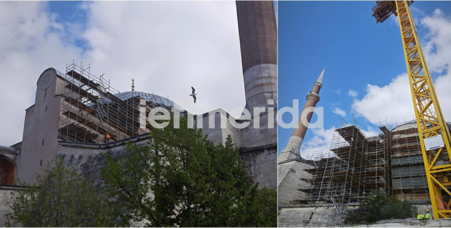 Αγία Σοφία: Εργασίες αναστήλωσης και σεισμικής θωράκισης -Μία εβδομάδα μετά τα 6,2 Ρίχτερ