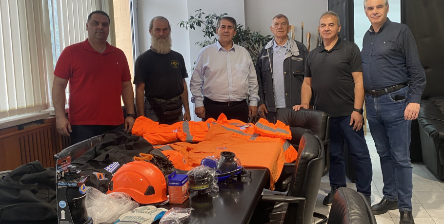 Τζαμτζής: «Εξοπλίζουμε τις Ομάδες εθελοντών που συμμετέχουν με ψυχή και σώμα σε δράσεις πολιτικής προστασίας στην Πέλλα»