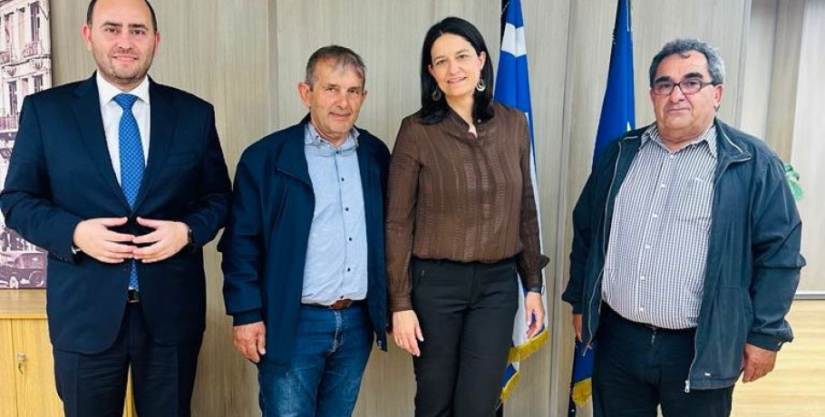 Συνάντηση Λάκη Βασιλειάδη με την Υπουργό Εργασίας με εκπροσώπους εργαζομένων ηλεκτρολόγων των ΓΟΕΒ