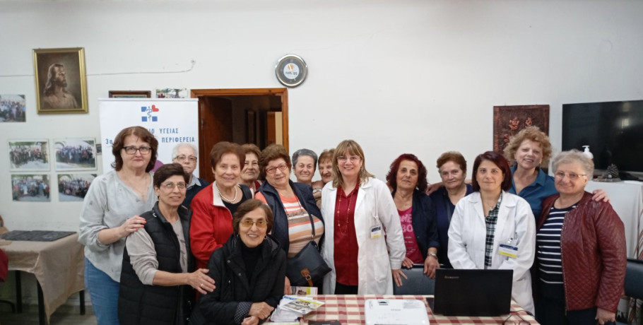 Ο σύλλογος ΣΚΥΔΡΑΙΑ παρακολουθησε την ομιλία για τους εμβολιασμούς της 3ης ηλικίας