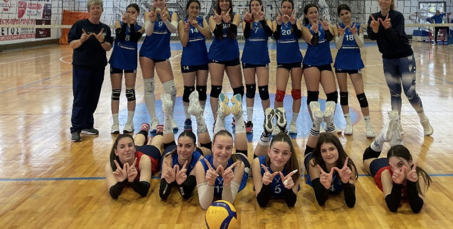 Επίσημα Πρωταθλήτριες οι Παγκορασίδες (Κ16) της ομάδας βόλεϊ Π.Α.Σ. Ίκαρος Έδεσσας έτοιμες για Final 4