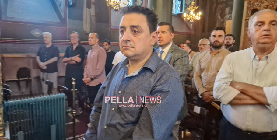 Ο Δήμαρχος Έδεσσας Γιάννης Τσεπκεντζής στον Πανηγυρικό Εσπερινό της Ιεράς Μονής Αγίας Τριάδας