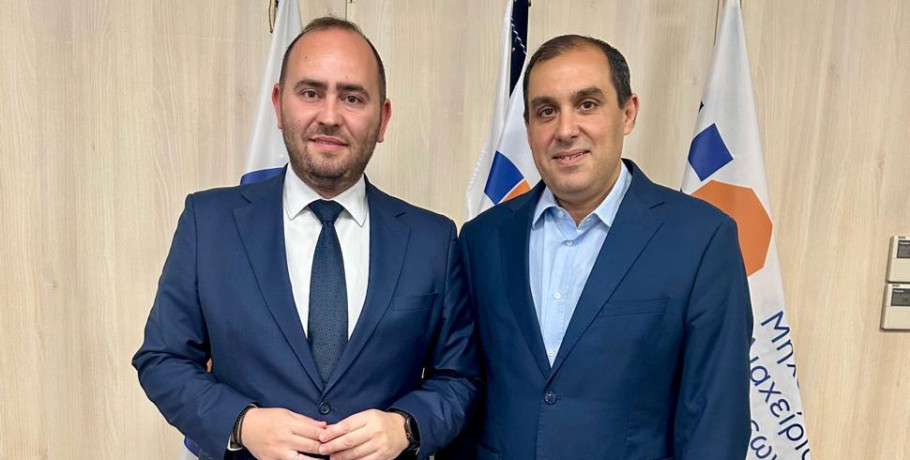 Συνάντηση Λάκη Βασιλειάδη με Υφυπουργό Κλιματικής Κρίσης & Πολιτικής Προστασίας