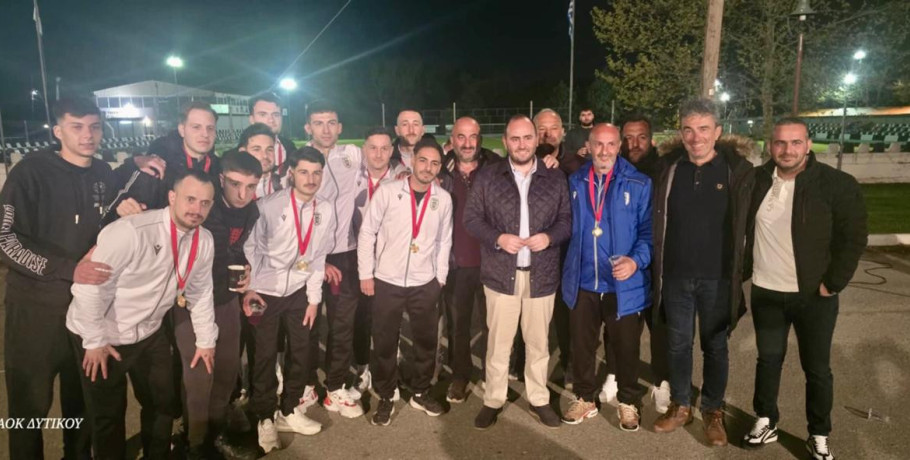 Συγχαρητήρια Λάκη Βασιλειάδη στον ΠΑΟΚ Δυτικού για την επιτυχία του