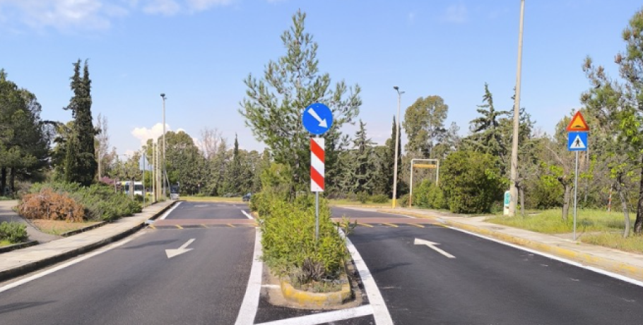 Εργασίες τοποθέτησης πινακίδων στην Εθνική Οδό 2 Θεσσαλονίκης – Έδεσσας