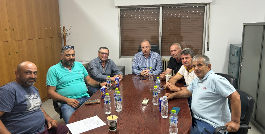 Συνάντηση του ΥφΑΑΤ, Διονύση Σταμενίτη με το ΤΟΕΒ Καρυώτισσας