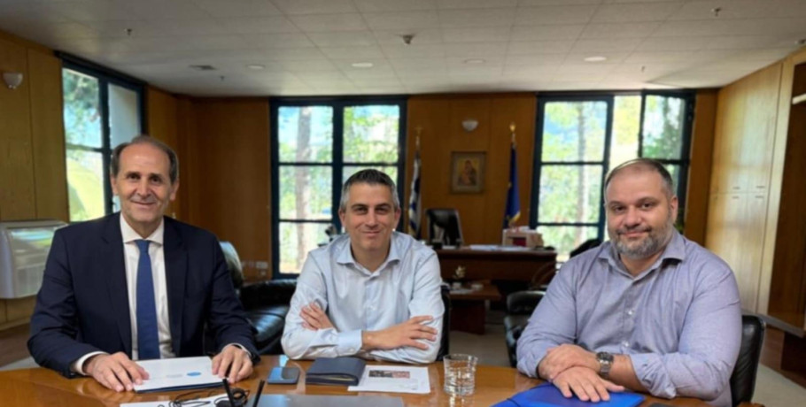 Στο επίκεντρο η Σύνδεση με την Εγνατία – Συνάντηση Δημάρχου Νάουσας με τον Υπουργό Υποδομών
