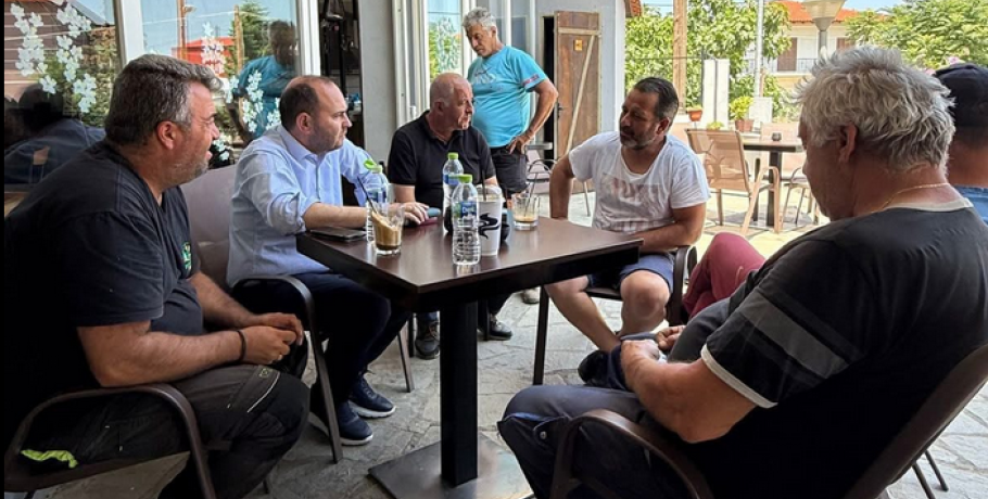 Λάκης Βασιλειάδης: Επίσκεψη σε πληγείσες περιοχές της Βεγορίτιδας