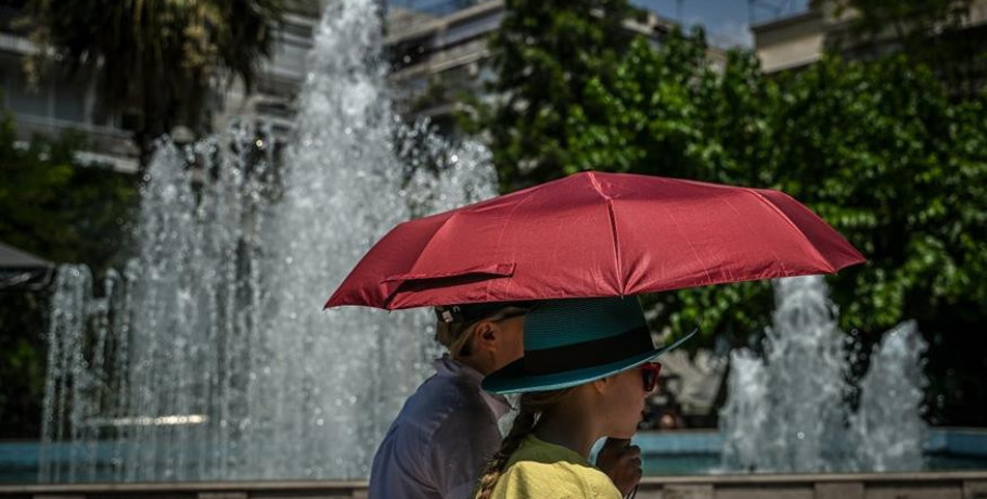 Νέο έκτακτο της ΕΜΥ για τον καύσωνα -«Σκαρφαλώνει» στους 42 βαθμούς ο υδράργυρος Τρίτη και Τετάρτη