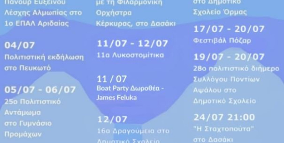 Δ. Αλμωπίας - Πολιτιστικό Καλοκαίρι 2025