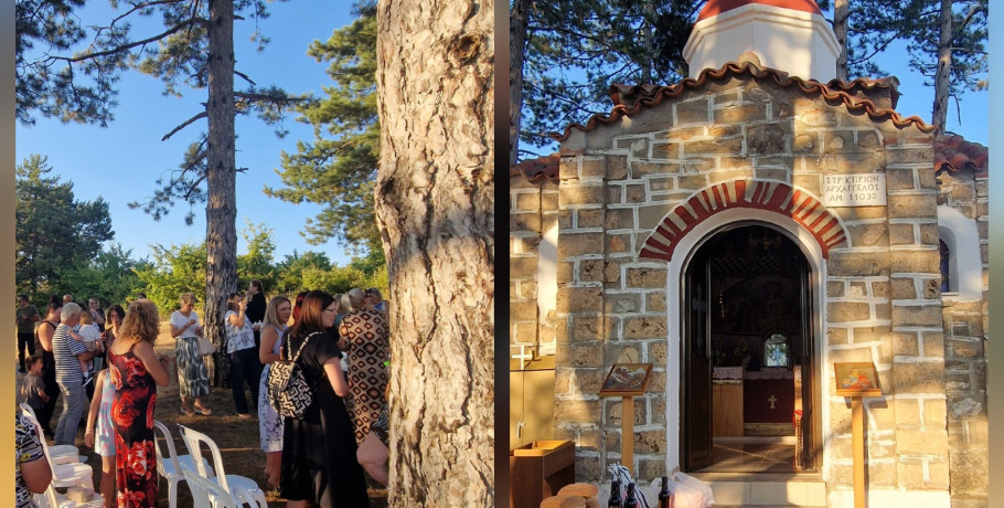 Πανηγυρίζει το Εξωκλήσι του Προφήτη Ηλία στον Αρχάγγελο