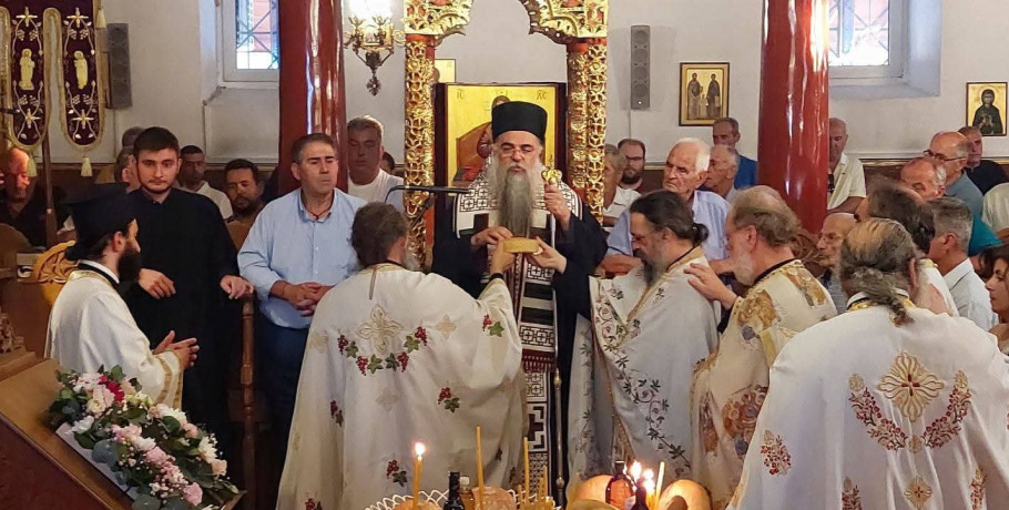 Αρχιερατικός Εσπερινός στον Ιερό Ναό Αγίας Παρασκευής Παλαιού Μυλοτόπου