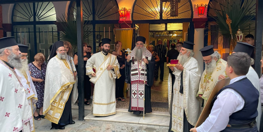 Με λαμπρότητα εορτάστηκε η Μεταμόρφωση του Σωτήρος στο Ριζό Σκύδρας