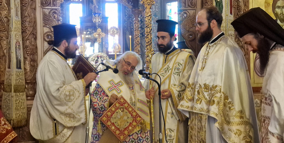 Παρών στην πανηγυρική Θεία Λειτουργία του Αγίου Στεφάνου Σκύδρας ο Αντιπεριφερειάρχης Πέλλας Ιορδάνης Τζαμτζής