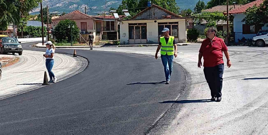 Εργασίες ασφαλτοστρώσεων επαρχιακού οδικού δικτύου αρμοδιότητας ΠΕ Πέλλας