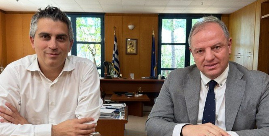 Συνάντηση Σταμενίτη - Δήμα για το Αρδευτικό Σύστημα του Αλμωπαίου