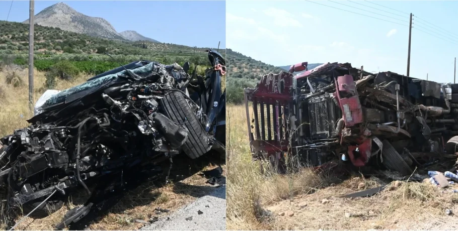 Τροχαίο δυστύχημα με τους 3 νεκρούς -Νταλίκα συγκρούστηκε μετωπικά με τζιπ