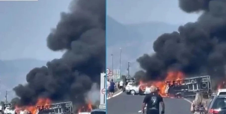 Κατηγορούμενος για ανθρωποκτονία από αμέλεια ο Βούλγαρος οδηγός του πολύνεκρου τροχαίου στην Εγνατία Οδό