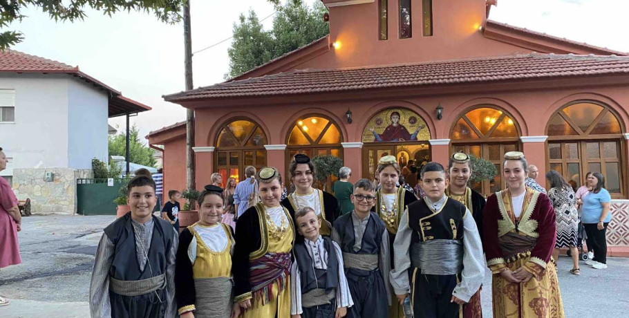 Λαμπρός Εορτασμός στην Ενορία Κοιμήσεως της Θεοτόκου στο Νεοχώρι Αλμωπίας – Η Παναγία των Ποντίων της Αλμωπίας