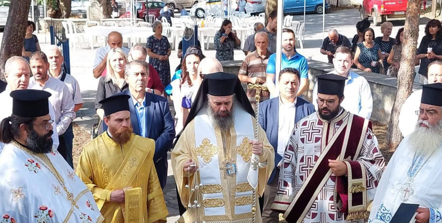 Αρχιερατική Θεία Λειτουργία και Μνημόσυνο για τον Μακαριστό Οικουμενικό Πατριάρχη Χρύσανθο, το Άξιο Τέκνο του Κάτω Γραμματικού