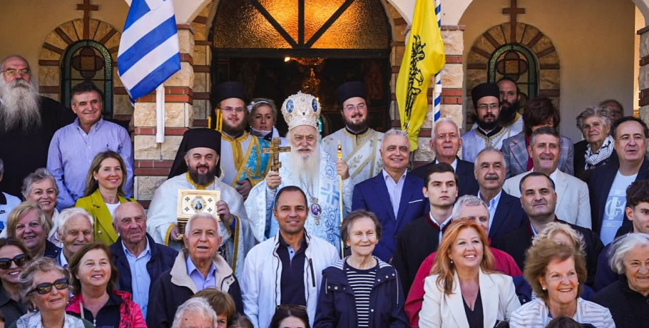 Εγκαίνια του Ιερού Ναού Οσίου Σεραφείμ του Σάρωφ στο Χιονοδρομικό Κέντρο Σελίου