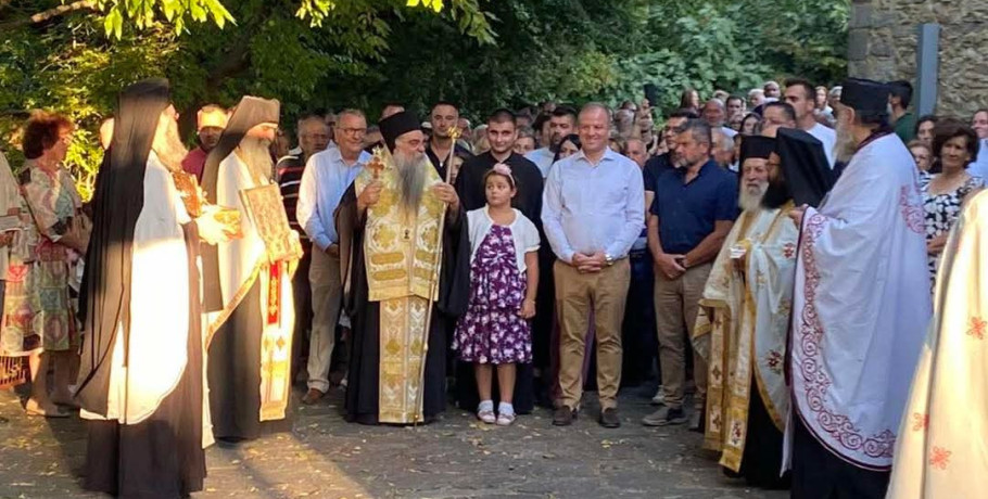 Πανηγυρικός Εσπερινός στην Ιερά Μονή Αρχαγγέλου Μιχαήλ Αλμωπίας