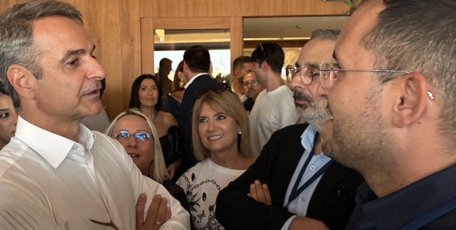 Ο Στέφανος Μίντζας στην εκδήλωση του κυβερνητικού εκπροσώπου
