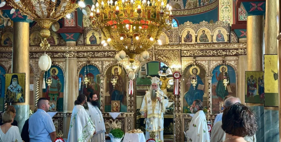 Πανηγυρική Θεία Λειτουργία στο Πλαγιάρι του Δήμου Πέλλας