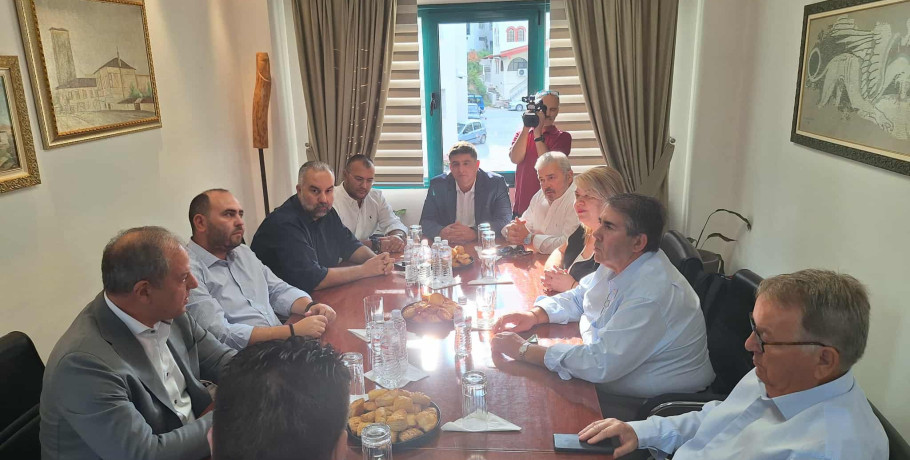 Επίσκεψη του ΥΠΕΣ Θ. Λιβάνιου στον Δήμο Πέλλας- Δημιουργική συνεργασία με τον Δήμαρχο Στ. Φουντουκίδη