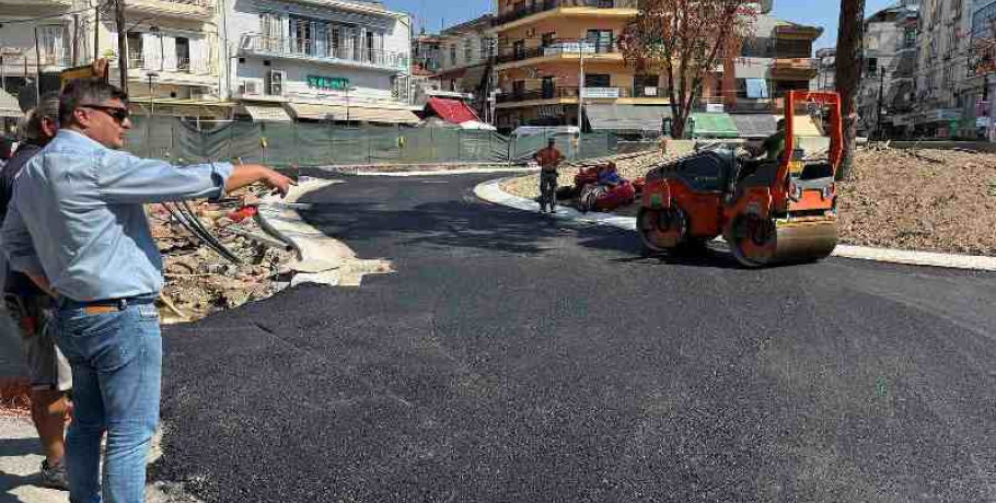 Το έργο Ανάπλασης αλλάζει την εικόνα του κέντρου των Γιαννιτσών