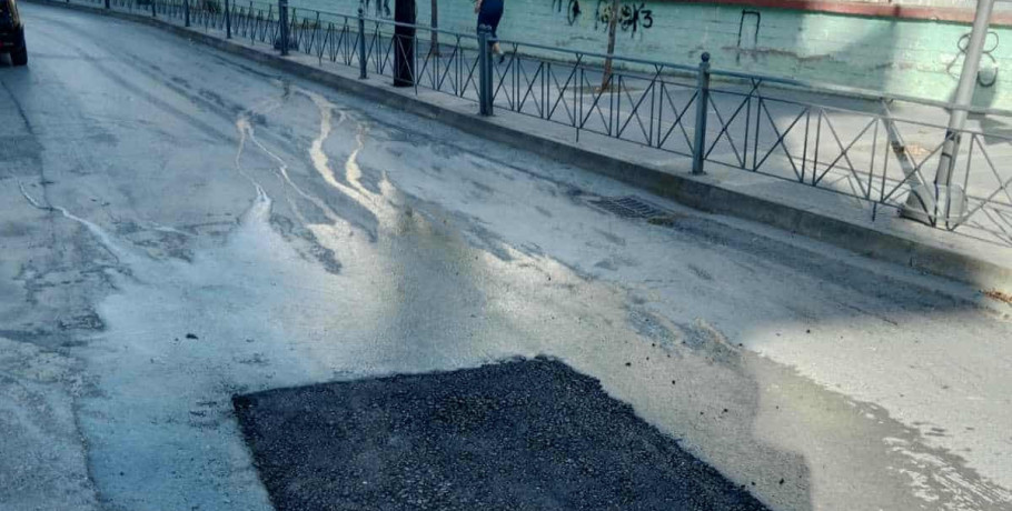 Συνεχείς εργασίες και αποκαταστάσεις σε σημεία των δρόμων σε όλο τον Δήμο Πέλλας (φώτος)