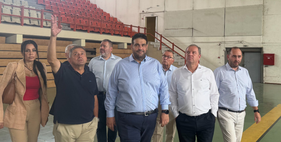 Δέσμευση του Υπουργού Εσωτερικών κ. Λιβάνιου για νέα στέγη στο Κλειστό Γυμναστήριο Αριδαίας