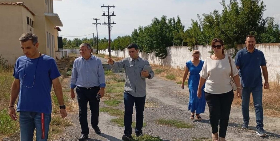Συνάντηση της Δημάρχου Σκύδρας Κατερίνας Ιγνατιάδου με τον Γεν. Γραμματέα του Υ.Π.ΕΝ.  Μανώλη Γραφάκο