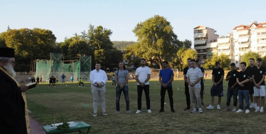 Αγιασμός του Εδεσσαϊκού  παρουσία του Βαγγέλη Θωμά