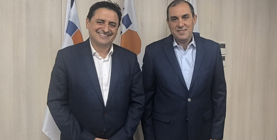 Συνάντηση του Δημάρχου Έδεσσας με τον Υφυπουργό Πολιτικής Προστασίας